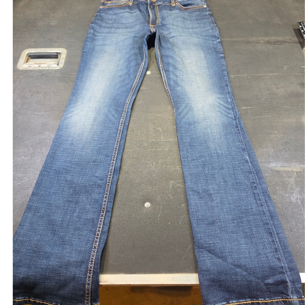 Wrangler Womens Bootcut Jeans Blue Medium Wash Western Denim 13x30 10MWWMS